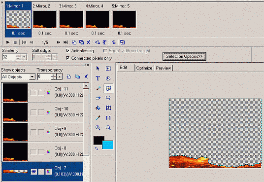 screen shot