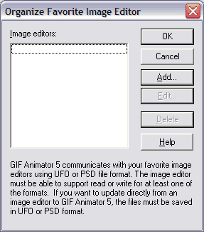 Organize dialog box
