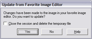 Update from Image Editor